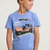 Hot River Woods Normal fit basic T-shirt korte mouwen hamptons blue -
