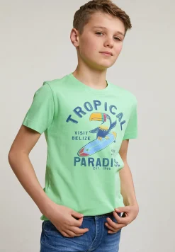 Sale River Woods Normal fit basic T-shirt korte mouwen mojito -