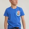 Best River Woods Normal fit basic T-shirt korte mouwen evening blue -