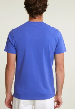 Discount River Woods Normal fit basic T-shirt korte mouwen reef blue -