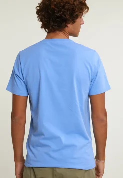 Sale River Woods Normal fit basic T-shirt korte mouwen sky -