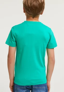 Sale River Woods Normal fit basic T-shirt korte mouwen jungle -