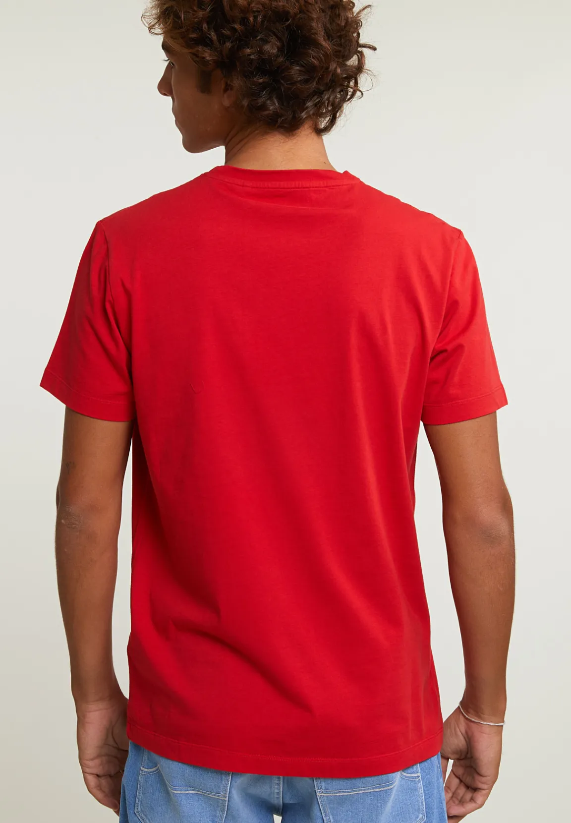 Fashion River Woods Normal fit basic T-shirt korte mouwen harvard red -