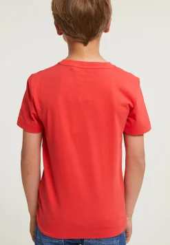 New River Woods Normal fit basic T-shirt korte mouwen cornell red -