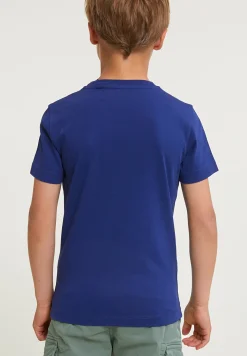 Online River Woods Normal fit basic T-shirt korte mouwen royal blue -
