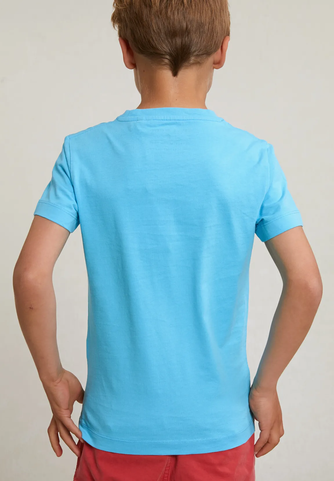 New River Woods Normal fit basic T-shirt korte mouwen acqua -