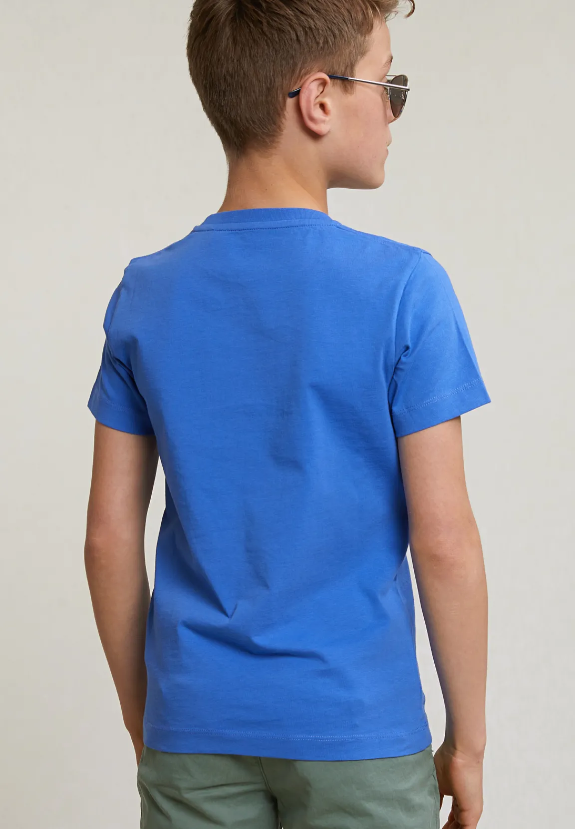 New River Woods Normal fit basic T-shirt korte mouwen evening blue -