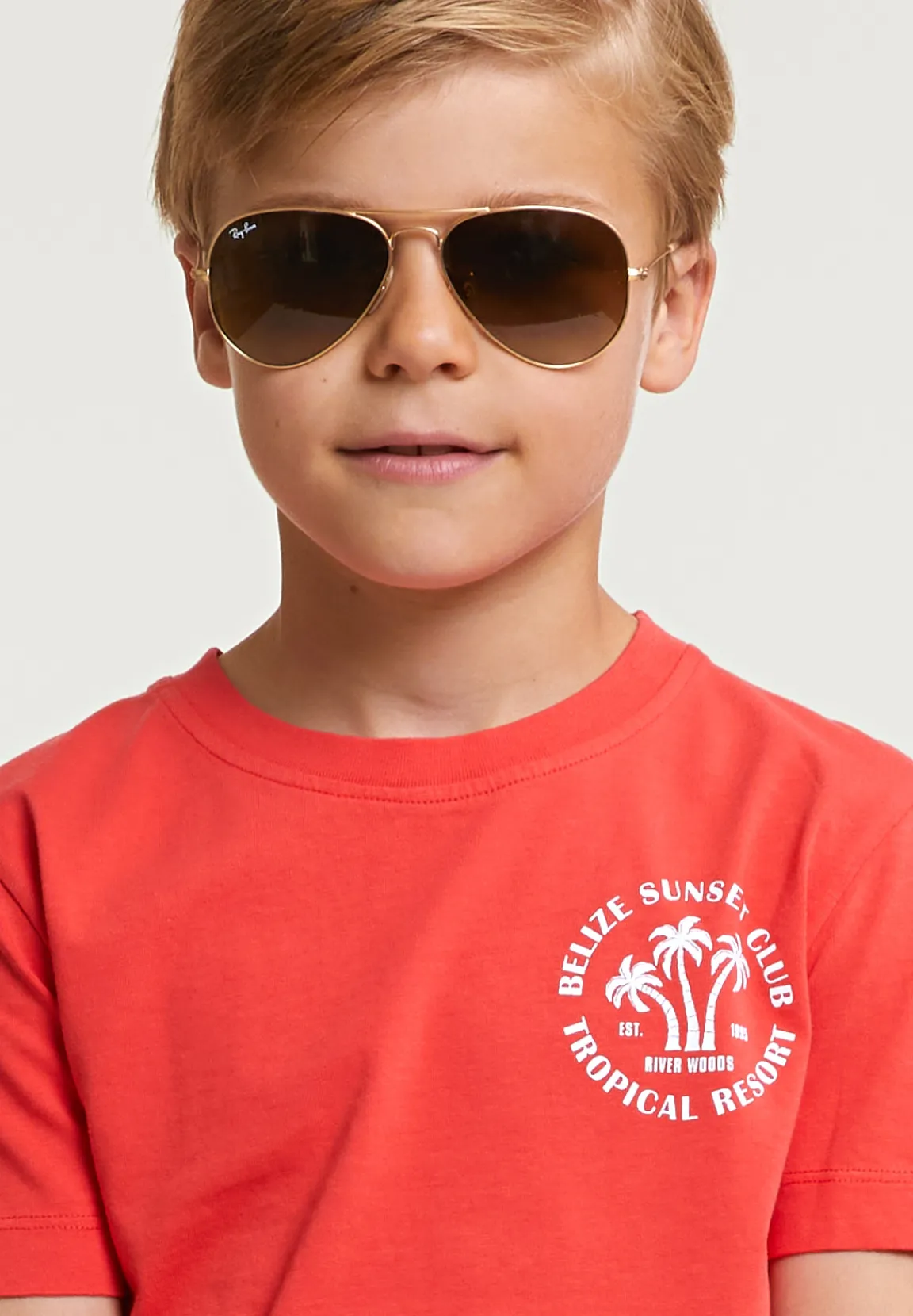 New River Woods Normal fit basic T-shirt korte mouwen cornell red -