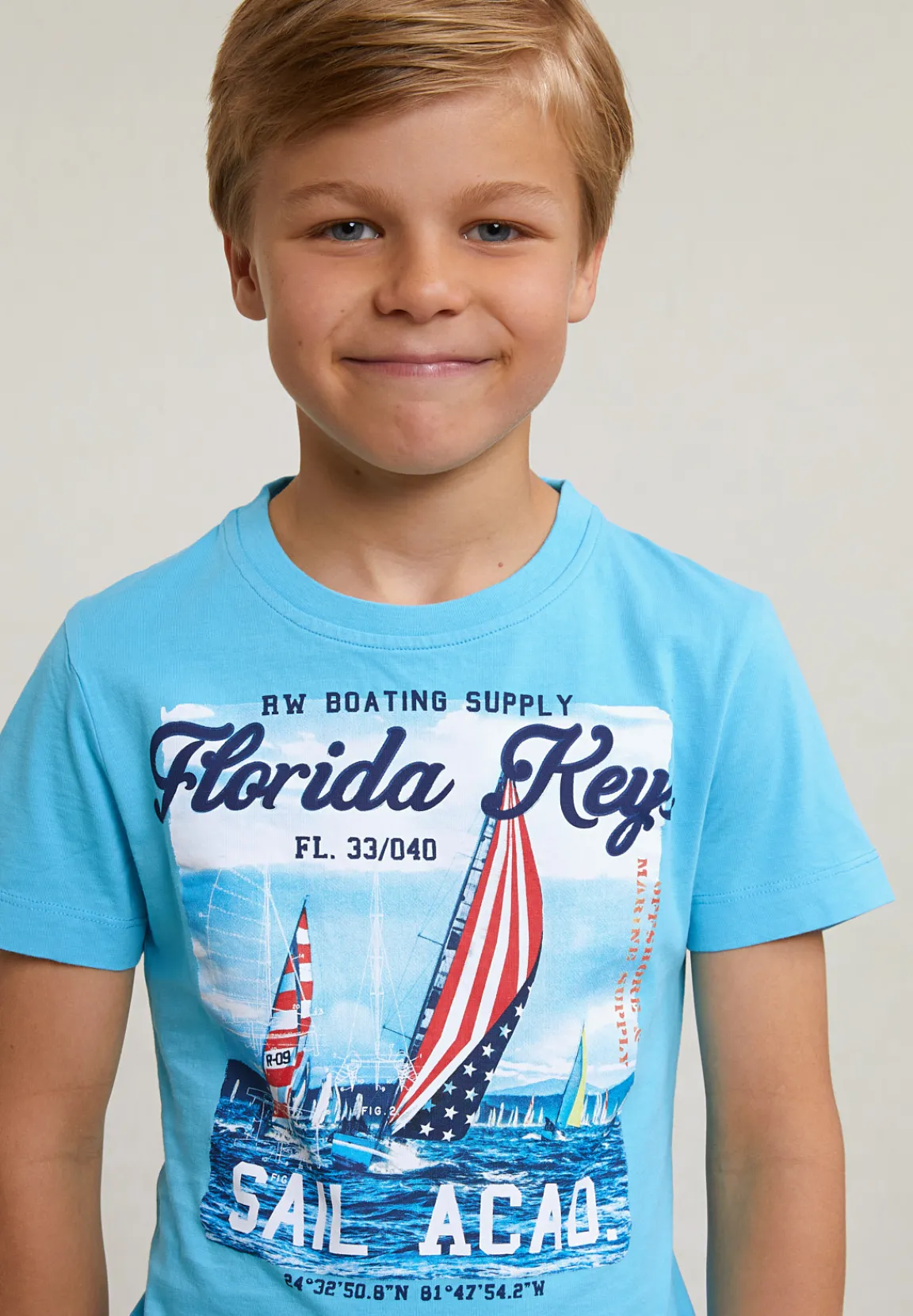 New River Woods Normal fit basic T-shirt korte mouwen acqua -