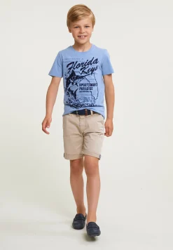 New River Woods Normal fit basic T-shirt korte mouwen seashore mix -
