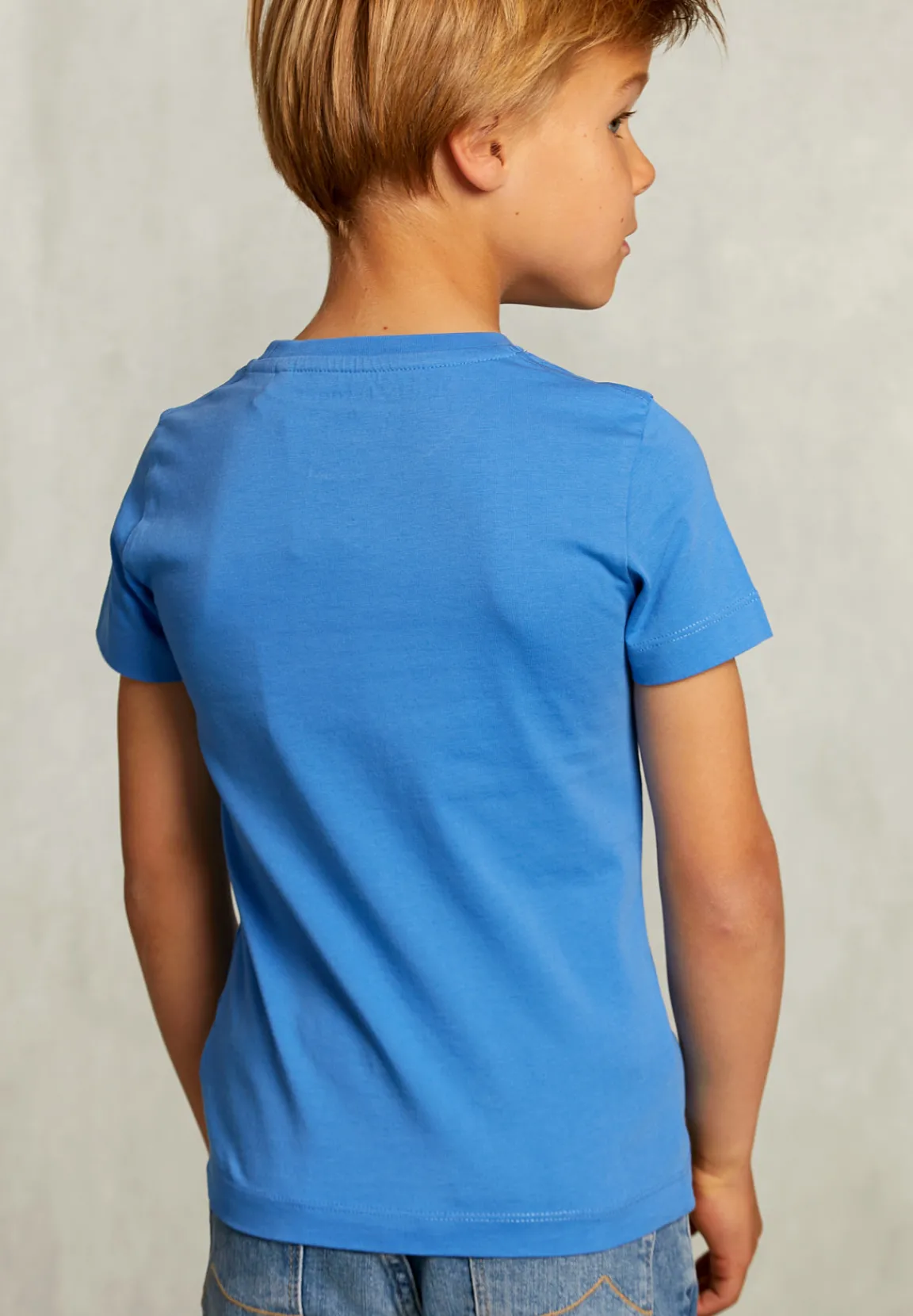 Clearance River Woods Normal fit basic T-shirt ocean -