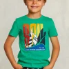 Online River Woods Normal fit basic T-shirt papaya -