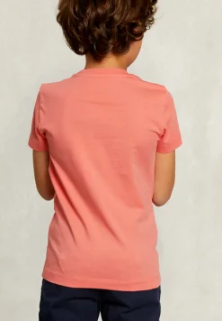 Outlet River Woods Normal fit basic T-shirt pink bellini -