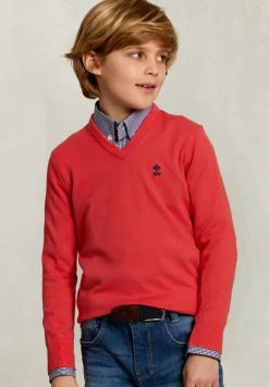 Outlet River Woods Normal fit basic V-hals trui cosmopolitan -