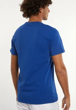 Clearance River Woods Normal fit katoenen fantasie T-shirt admiral -
