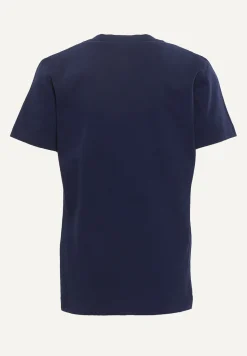 Best River Woods Normal fit katoenen fantasie T-shirt midnight blue -