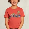 Best River Woods Normal fit T-shirt dark cosmopolitan -