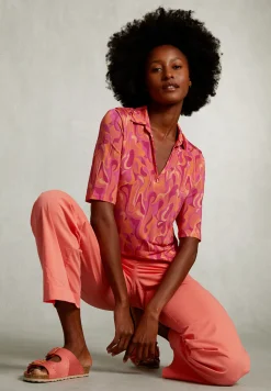 Outlet River Woods Oranje basic broek -