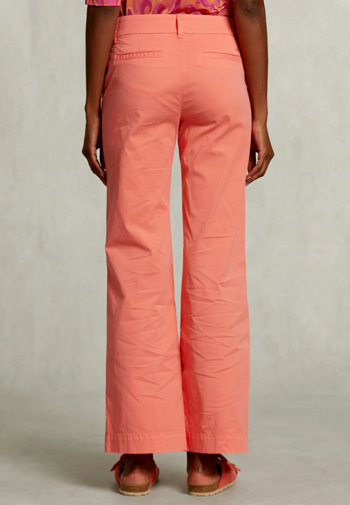 Outlet River Woods Oranje basic broek -