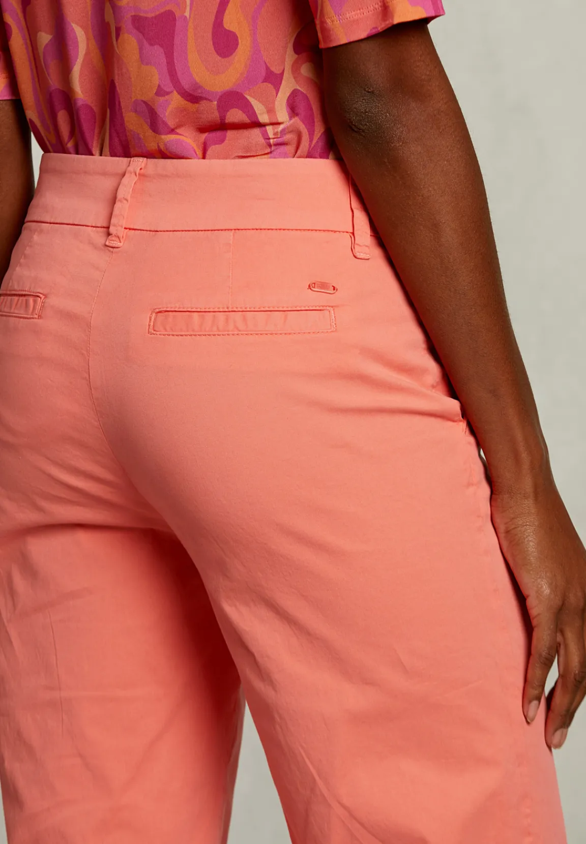 Outlet River Woods Oranje basic broek -