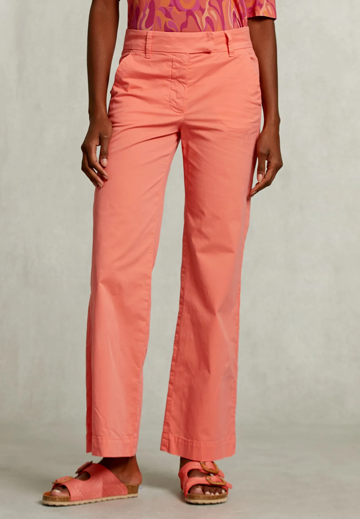 Outlet River Woods Oranje basic broek -