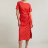 Discount River Woods Oranje jerseyjurk korte mouwen -