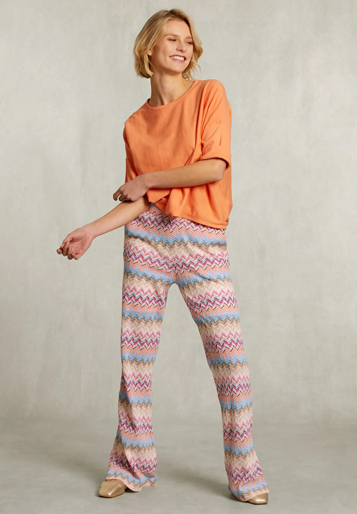 Online River Woods Oranje trui ajour op rug -