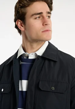 Clearance River Woods Overshirt jasje opgestikte zakken navy -