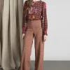Best River Woods Oversized slipoverblouse in bruin -