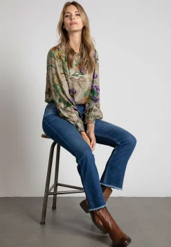 Clearance River Woods Oversized slipoverblouse in multi -