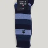 Discount River Woods 2-paar gestreepte sokken dk navy -