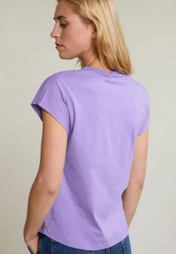 Hot River Woods Paarse mouwloze V-hals T-shirt -