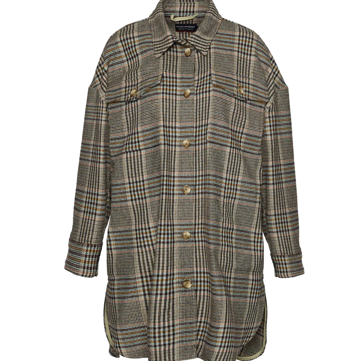 Clearance River Woods Pied-de-poule hemdjas -