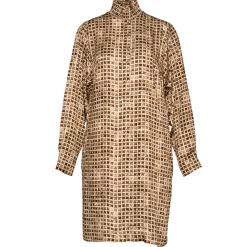Sale River Woods Rechte jurk in viscose in bruin -