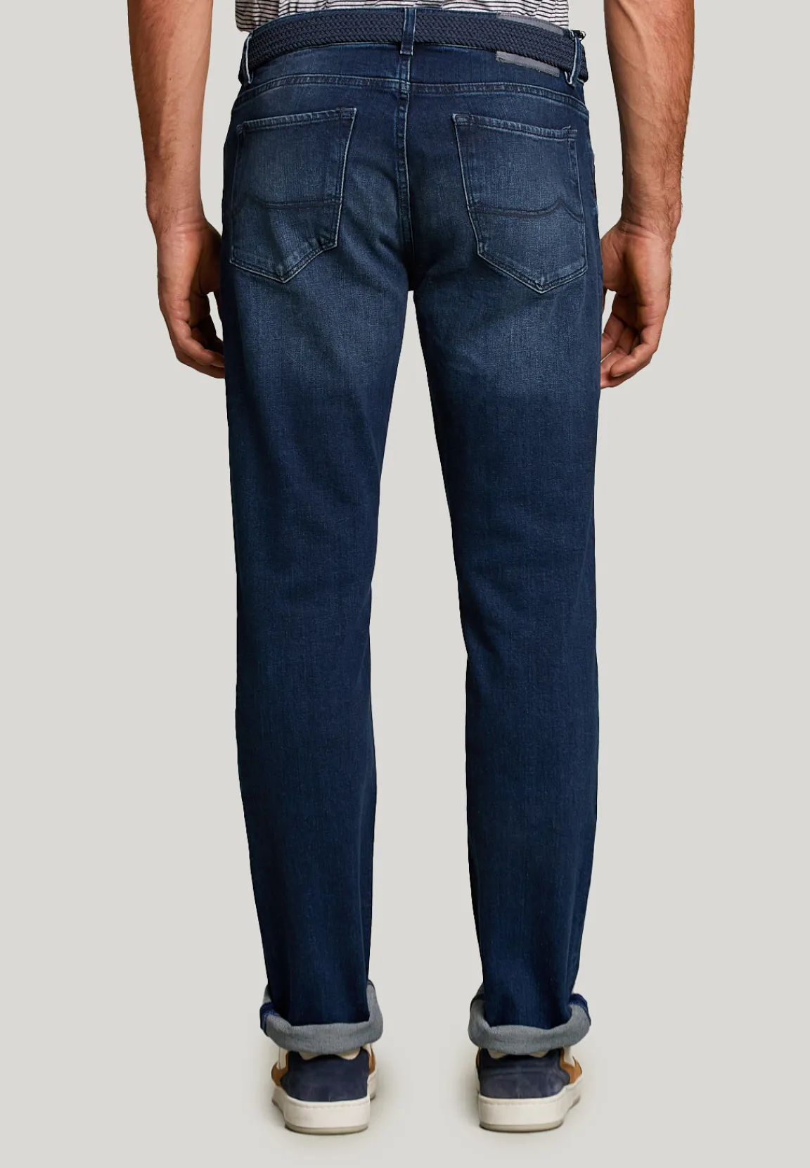 Fashion River Woods Regular fit basic 5-pocket jeansbroek dark stone -