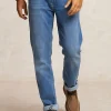 Online River Woods Regular fit basic stretch jeansbroek 5-zakken light stone -
