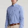 Best River Woods Regular fit geruit hemd blauw/wit -