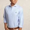 Fashion River Woods Regular fit gestreept hemd blauw/wit -