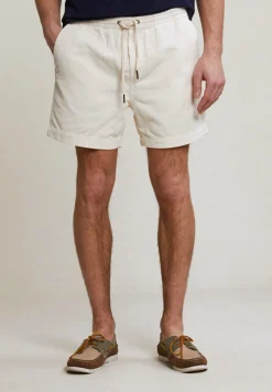 New River Woods Ribfluwelen short écru -