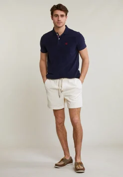 New River Woods Ribfluwelen short écru -