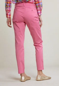 Online River Woods Roze basic stretch broek -