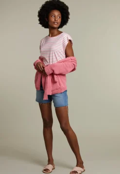 Online River Woods Roze cardigan met ceintuur -