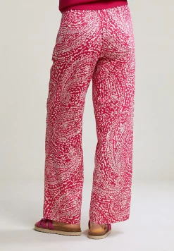 Fashion River Woods Roze fantasiebroek elastische taille -
