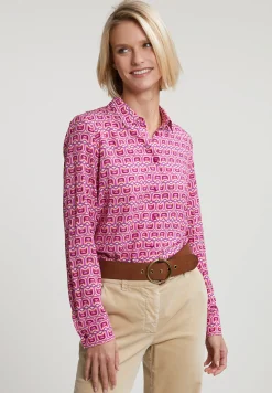 Sale River Woods Roze/beige fantasie blouse lange mouwen -