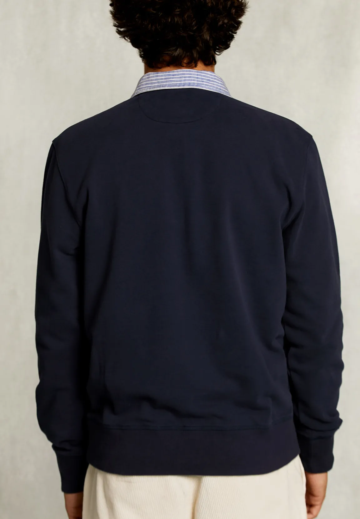 Best River Woods Rugby trui opgestikte zak navy -