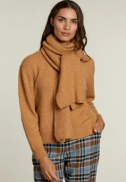 Clearance River Woods Safraan effen trui ronde hals -