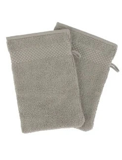 Hot River Woods Set van twee washandjes in beige -