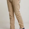 Best River Woods Slim fit basic chinobroek stretch taupe -