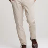 Clearance River Woods Slim fit basic chinobroek sand -