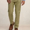 Fashion River Woods Slim fit basic chinobroek ditch green -